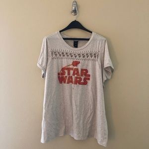 Womens 3XL Torrid Star Wars Braided Graphic Tee